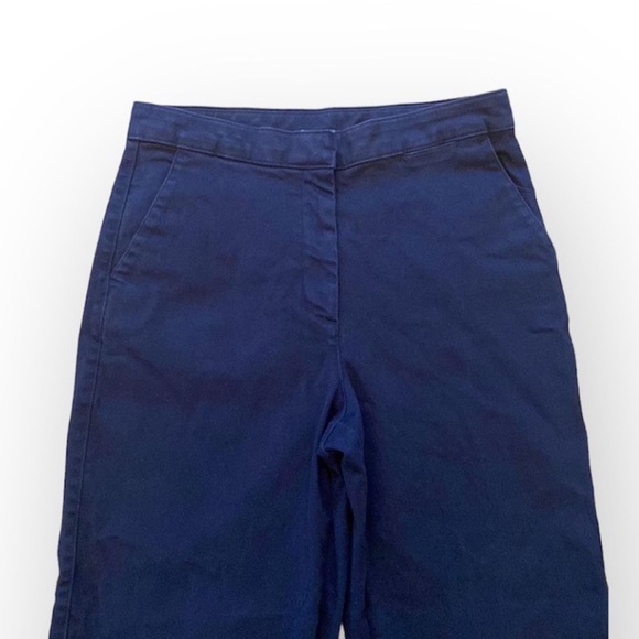 Aritzia The group Babaton Wide Leg Cropped Pant blue Size 10 - Picture 4 of 12